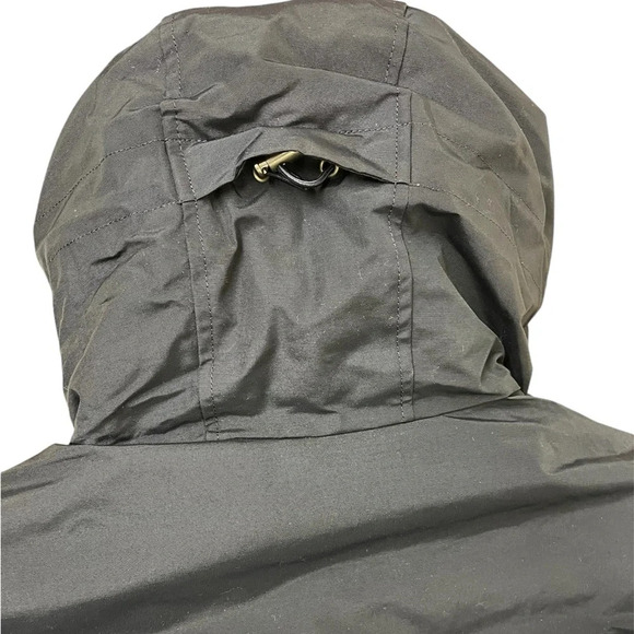 Woolrich Polar Parka in Ramar Cloth with High Collar and Fur Trim in Melton Blue - Picture 6 of 16